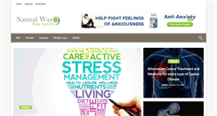 Desktop Screenshot of naturalwaystopanxiety.com